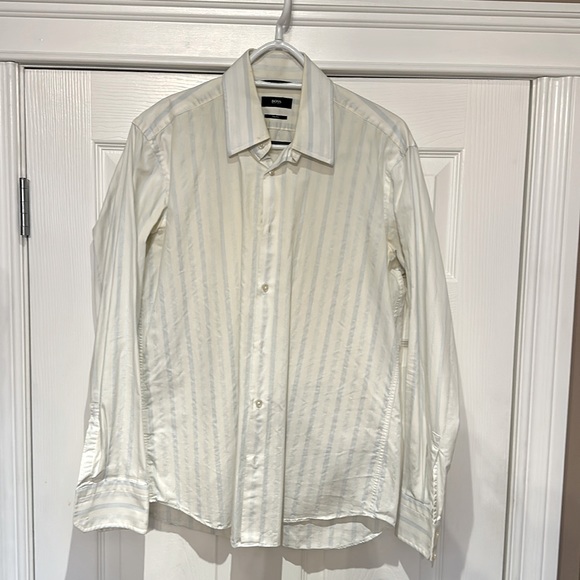 Hugo Boss Mens Dress Shirt Size 41 - Picture 1 of 4